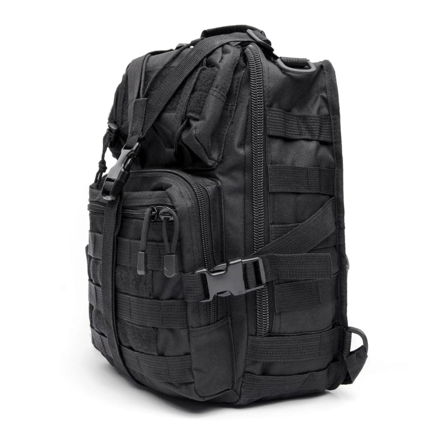 Jupitergear Tactical Military Sling Backpack 15L Shoulder Bag Molle Outdoor Daypack Backpack with Adjustable Strap