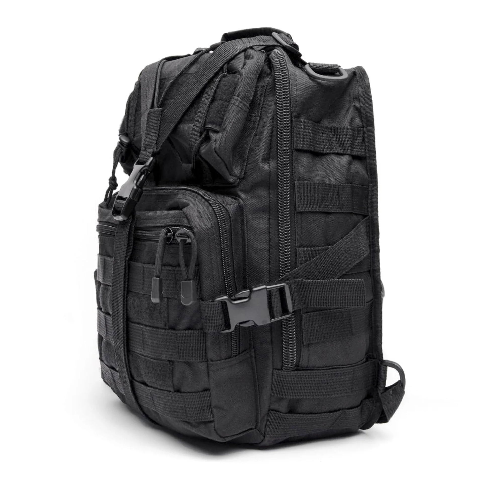 Jupitergear Tactical Military Sling Backpack 15L Shoulder Bag Molle Outdoor Daypack Backpack with Adjustable Strap