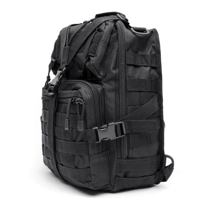 Jupitergear Tactical Military Sling Backpack 15L Shoulder Bag Molle Outdoor Daypack Backpack with Adjustable Strap