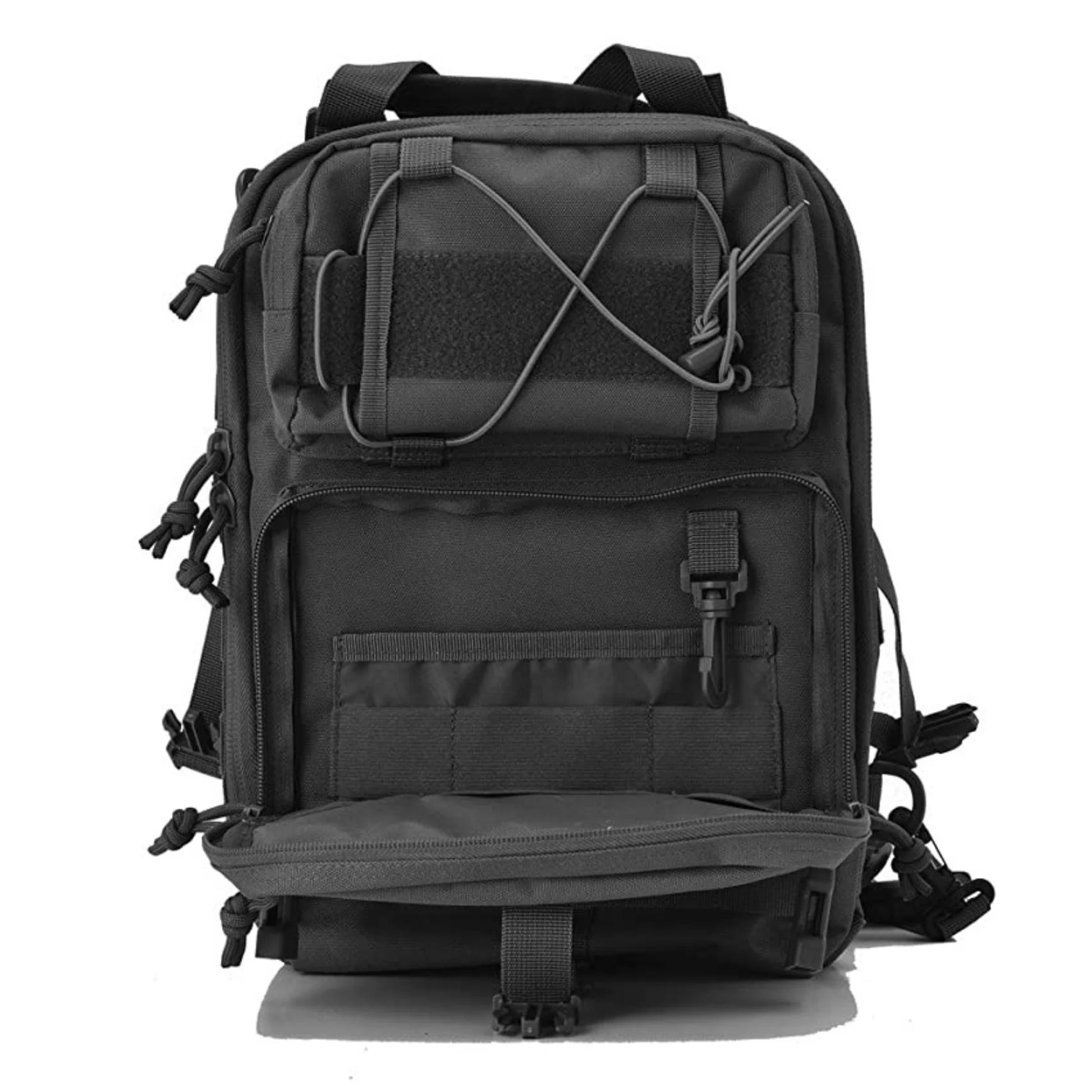 Jupitergear Tactical Military Sling Backpack 15L Shoulder Bag Molle Outdoor Daypack Backpack with Adjustable Strap