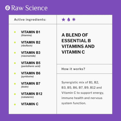 Vitamin B Complex Capsules B Vitamins: B1 B2 B3 B5 B6 B7 B9 B12 Biotin Folic Acid Vitamin C for Energy & Immune Support Supplement Super B Complex for Women & Men'S Nervous System 60 Capsules